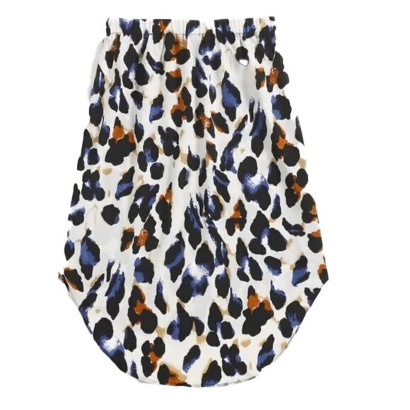 ❤️ 🆕 SHEIN CURVE PLUS Allover Print Tie Waist High Low Hem Skirt 3XL - Picture 1 of 6